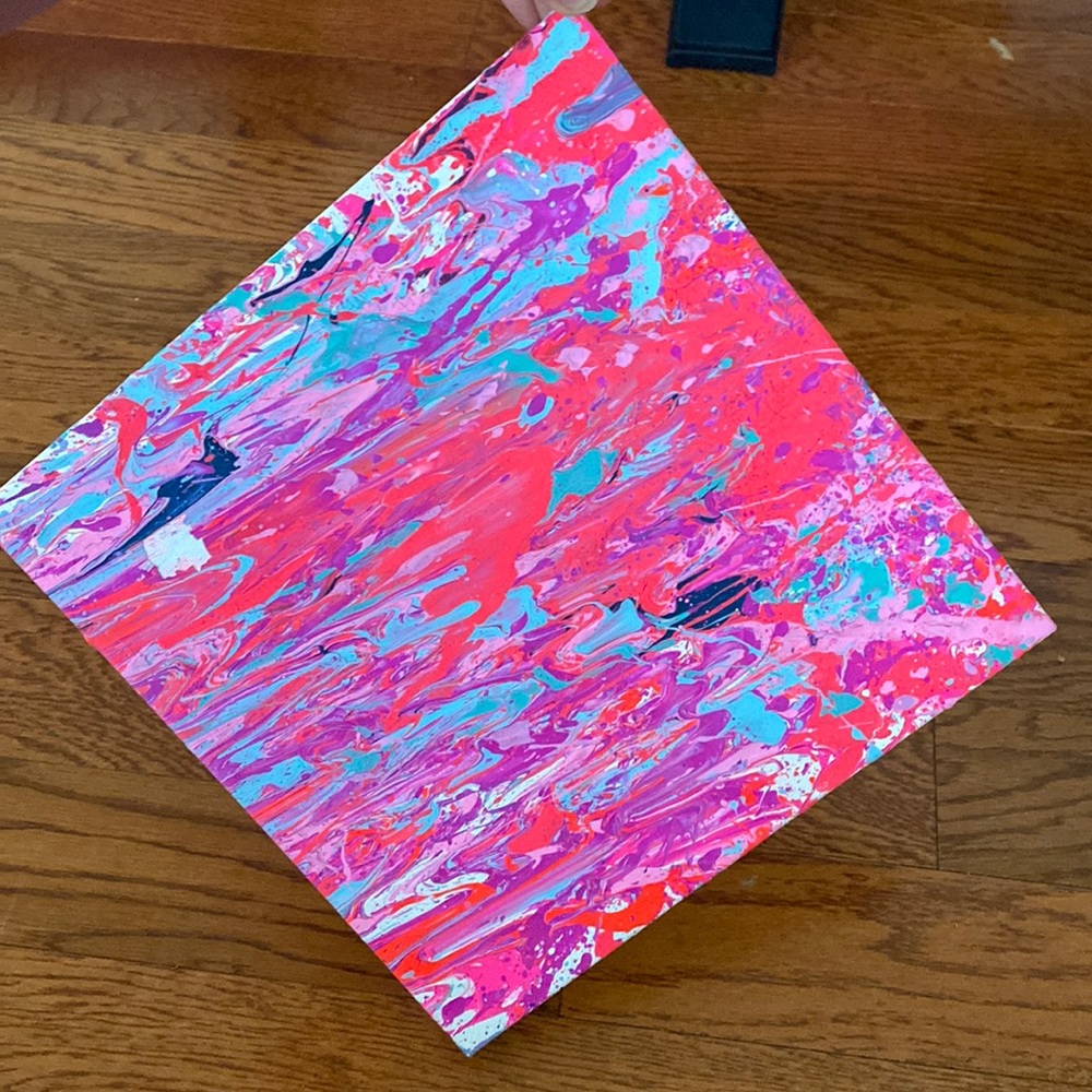 splatter wall art